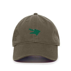 DSGN BY DNA Alligator Head Embroidered Baseball Cap Cotton Adjustable Dad Hat