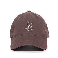 DSGN By DNA Sad Belly Cartoon Baseball Cap Embroidered Cotton Adjustable Dad Hat