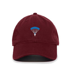 DSGN BY DNA Parachuting Embroidered Baseball Cap Cotton Adjustable Dad Hat