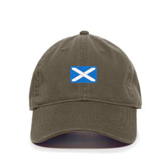 DSGN BY DNA Scotland Flag Embroidered Baseball Cap Cotton Adjustable Dad Hat