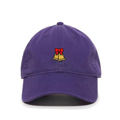 DSGN BY DNA Christmas Bell Embroidered Baseball Cap Cotton Adjustable Dad Hat