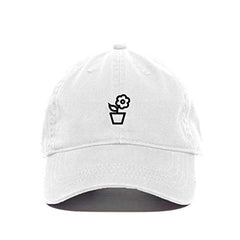 DSGN By DNA Potted Flower Baseball Cap Embroidered Cotton Adjustable Dad Hat