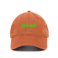 DSGN BY DNA Organic Word Embroidered Baseball Cap Cotton Adjustable Dad Hat
