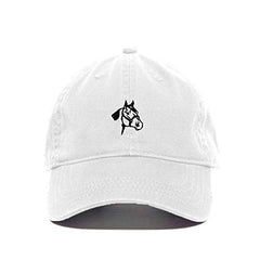 Horse Head Baseball Cap Embroidered Cotton Adjustable Dad Hat