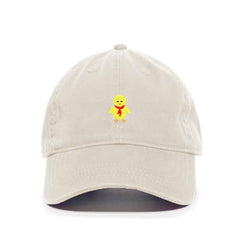 DSGN BY DNA Easter Chick Embroidered Baseball Cap Cotton Adjustable Dad Hat