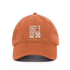 DSGN By DNA Looks 18 Feels 10 Baseball Cap Embroidered Cotton Adjustable Dad Hat