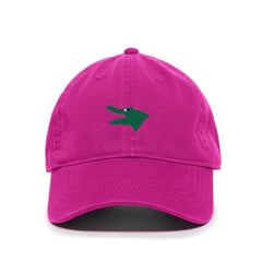DSGN BY DNA Alligator Head Embroidered Baseball Cap Cotton Adjustable Dad Hat
