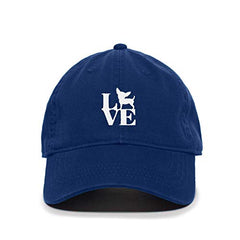Love Puppy Baseball Cap Embroidered Cotton Adjustable Dad Hat