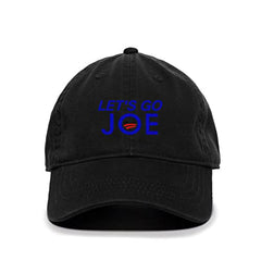 DSGN BY DNA Let's Go Joe Baseball Cap Embroidered Cotton Adjustable Dad Hat
