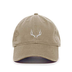 DSGN By DNA Deer Horn Baseball Cap Embroidered Cotton Adjustable Dad Hat