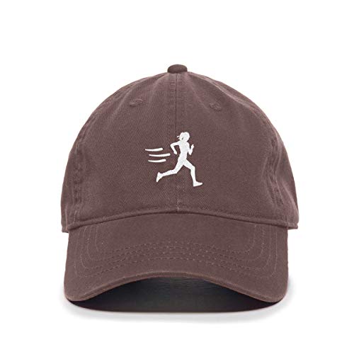 DSGN By DNA Running Woman Baseball Cap Embroidered Cotton Adjustable Dad Hat