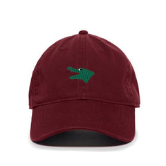 DSGN BY DNA Alligator Head Embroidered Baseball Cap Cotton Adjustable Dad Hat