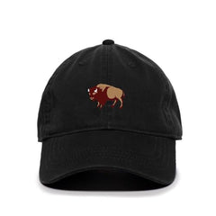 DSGN BY DNA Buffalo Embroidered Baseball Cap Cotton Adjustable Dad Hat
