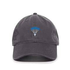 DSGN BY DNA Parachuting Embroidered Baseball Cap Cotton Adjustable Dad Hat