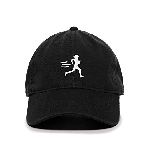 DSGN By DNA Running Woman Baseball Cap Embroidered Cotton Adjustable Dad Hat