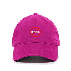 DSGN By DNA Mistakes Forbidden Baseball Cap Embroidered Cotton Adjustable Dad Hat