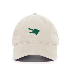 DSGN BY DNA Alligator Head Embroidered Baseball Cap Cotton Adjustable Dad Hat