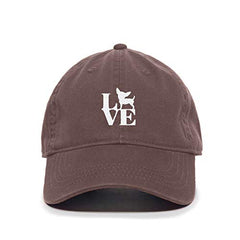 Love Puppy Baseball Cap Embroidered Cotton Adjustable Dad Hat