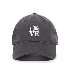 Love Puppy Baseball Cap Embroidered Cotton Adjustable Dad Hat