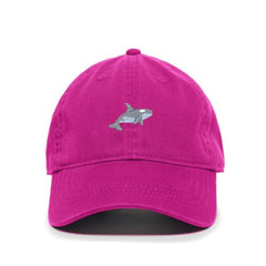 DSGN BY DNA Killer Whale Embroidered Baseball Cap Cotton Adjustable Dad Hat