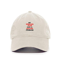 DSGN By DNA My Drinking Team Baseball Cap Embroidered Cotton Adjustable Dad Hat