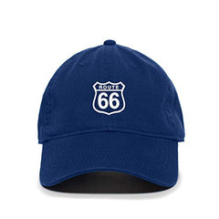 DSGN By DNA Route 66 Baseball Cap Embroidered Cotton Adjustable Dad Hat