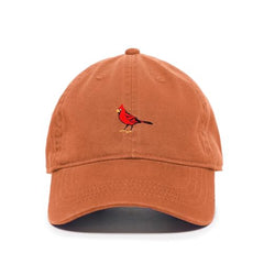DSGN BY DNA Cardinal Embroidered Baseball Cap Cotton Adjustable Dad Hat