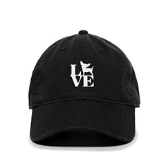 Love Puppy Baseball Cap Embroidered Cotton Adjustable Dad Hat