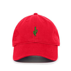 DSGN BY DNA Cactus with Arms Embroidered Baseball Cap Cotton Adjustable Dad Hat
