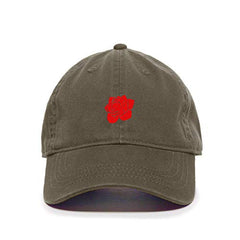 DSGN By DNA Rose Baseball Cap Embroidered Cotton Adjustable Dad Hat
