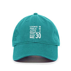 DSGN By DNA Looks 18 Feels 10 Baseball Cap Embroidered Cotton Adjustable Dad Hat