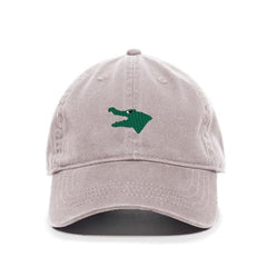 DSGN BY DNA Alligator Head Embroidered Baseball Cap Cotton Adjustable Dad Hat