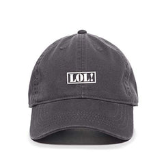 DSGN By DNA LOL! Lots of Laughs Baseball Cap Embroidered Cotton Adjustable Dad Hat