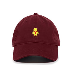 DSGN BY DNA Easter Chick Embroidered Baseball Cap Cotton Adjustable Dad Hat