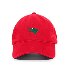 DSGN BY DNA Alligator Head Embroidered Baseball Cap Cotton Adjustable Dad Hat