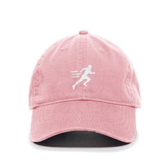 DSGN By DNA Running Man Baseball Cap Embroidered Cotton Adjustable Dad Hat