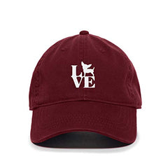 Love Puppy Baseball Cap Embroidered Cotton Adjustable Dad Hat