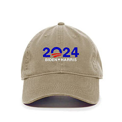 DSGN BY DNA Biden Harris 2024 Baseball Cap Embroidered Cotton Adjustable Dad Hat