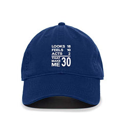 DSGN By DNA Looks 18 Feels 10 Baseball Cap Embroidered Cotton Adjustable Dad Hat