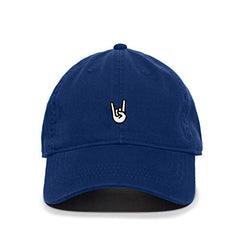Rock Hand Baseball Cap Embroidered Cotton Adjustable Dad Hat