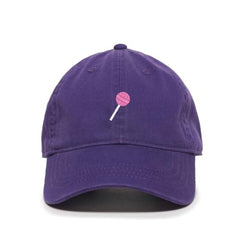 DSGN BY DNA Lollipop Embroidered Baseball Cap Cotton Adjustable Dad Hat