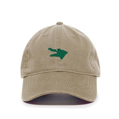 DSGN BY DNA Alligator Head Embroidered Baseball Cap Cotton Adjustable Dad Hat
