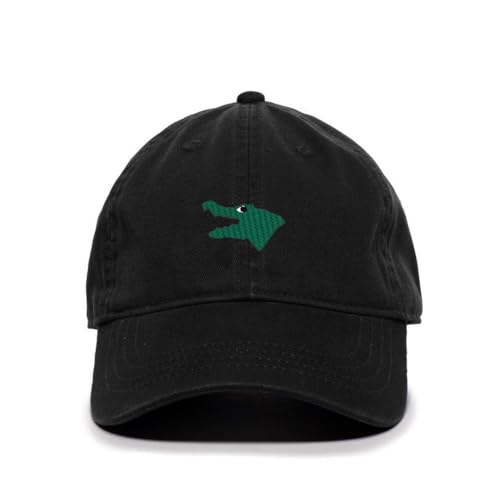 DSGN BY DNA Alligator Head Embroidered Baseball Cap Cotton Adjustable Dad Hat