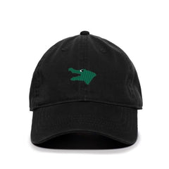 DSGN BY DNA Alligator Head Embroidered Baseball Cap Cotton Adjustable Dad Hat