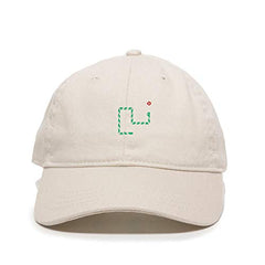 Retro Snake Game Baseball Cap Embroidered Cotton Adjustable Dad Hat