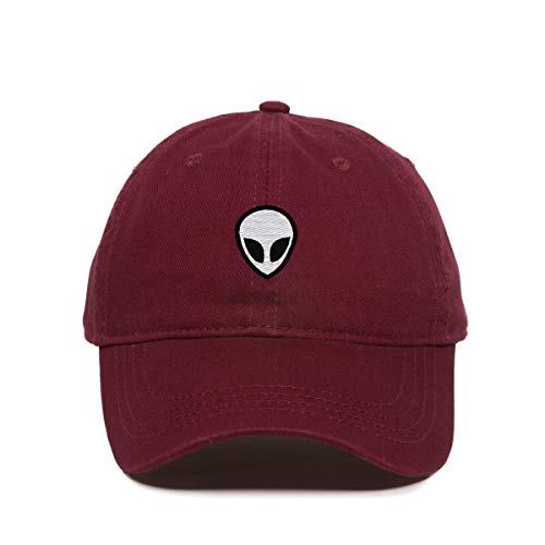 Alien Baseball Cap Embroidered Cotton Adjustable Dad Hat