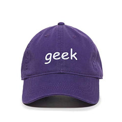 Geek Baseball Cap Embroidered Cotton Adjustable Dad Hat