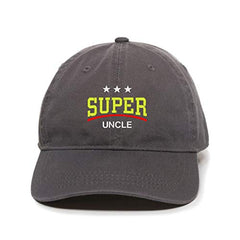 Super Uncle Dad Baseball Cap Embroidered Cotton Adjustable Dad Hat