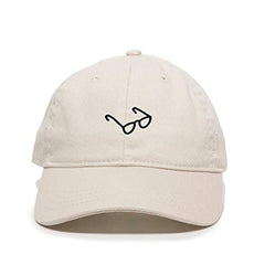 Eyeglasses Dad Baseball Cap Embroidered Cotton Adjustable Dad Hat