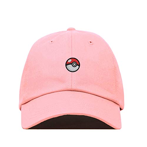 Pokeball Baseball Cap Embroidered Cotton Adjustable Dad Hat